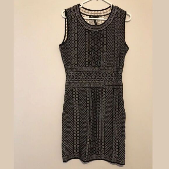 BCBGMaxAzria | JOSE Black Knit Dress Size Large - Picture 2 of 5